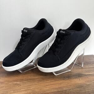 Allbirds Women's 6 Plant Pacer Canvas Black White Low Top Sneaker Shoes